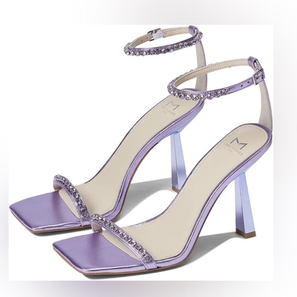 Marc Fisher Shoes - Marc Fisher Ltd KARIMA ANKLE STRAP SANDAL IN LIGHT PURPLE Size 7.5